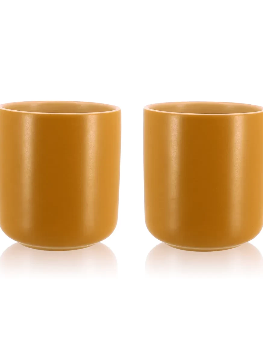 сет от две stoneware чаши за кафе или чай